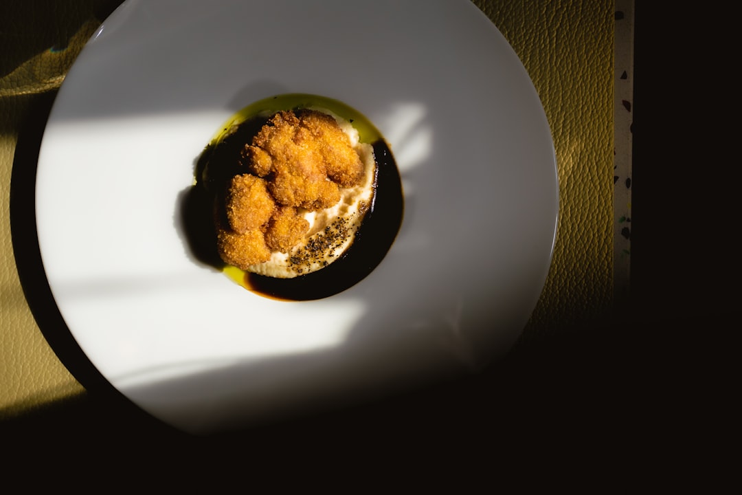 fine dining plate