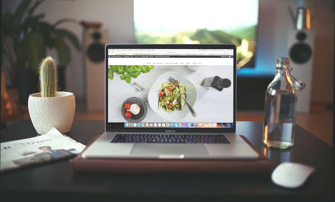 website mockup